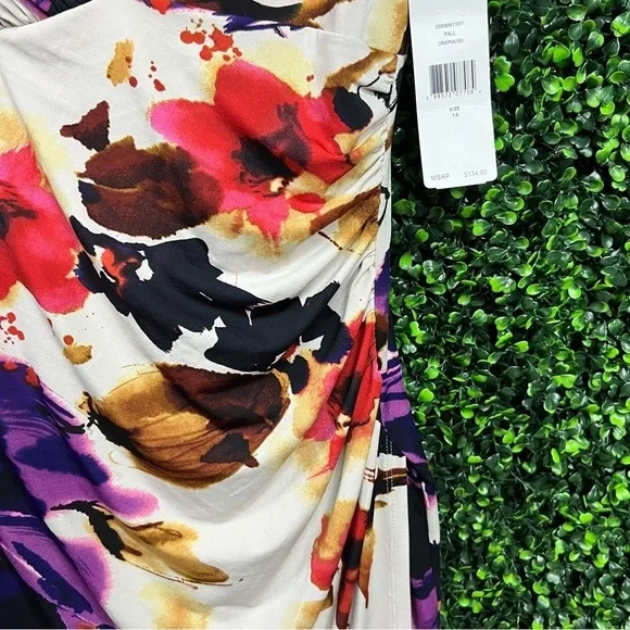 LAUREN RALPH LAUREN | Floral Print Sleeveless Dress - Picture 6 of 9